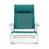 Set 6 scaune gradina turcoaz Cayo 57x85x73 cm