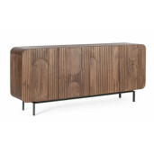 Comoda 4 usi lemn mango maro Orissa 180x42x82 cm