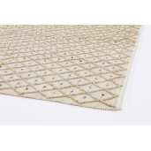 Covor poliester alb natur Chandier 160x230 cm