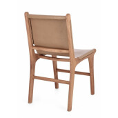 Set 2 scaune lemn piele naturala Eugenie 46x59x85 cm