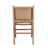 Set 2 scaune lemn piele naturala Eugenie 46x59x85 cm
