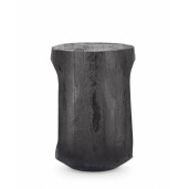 Masuta lemn mango negru Lopez 33x45 cm