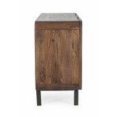 Comoda 3 usi lemn mango maro Orissa 145x42x82 cm