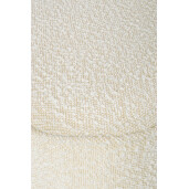 Taburet textil crem Cointa 40x40x45 cm