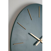 Ceas perete verde auriu Timeline 60x5 cm