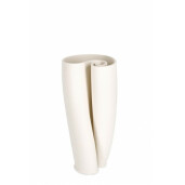 Set 2 vaze flori ceramica bej Maeli 13x26.5 cm
