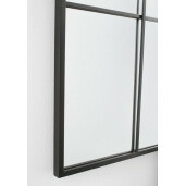 Oglinda perete otel negru Window 80x2.5x170 cm