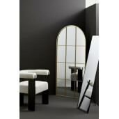 Oglinda perete otel auriu Window 80x2.5x170 cm
