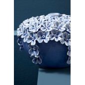 Vaza flori portelan albastru Treasure 19x13 cm
