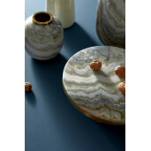 Set 2 platouri decorative metal Marsha 30x14 cm