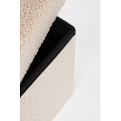 Taburet textil bej Joris 38x38x38 cm