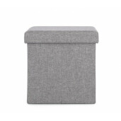 Casuta animale mdf textil gri 38x38x38 cm