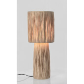 Veioza metal rafie natur Kanda 23x59 cm