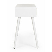 Consola 3 sertare lemn alb natur Charley 110x40x78 cm