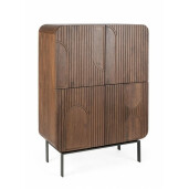 Comoda 4 usi lemn mango maro Orissa 90x42x120 cm