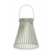 Set 4 lampi solare otel verde 24x26-38 cm
