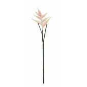 Set 12 flori artificiale verzi roz 86 cm