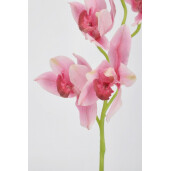 Set 3 Orhidee artificiale roz verde 16x10x66 cm
