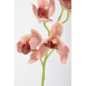 Set 3 Orhidee artificiale roz somon verde 16x10x66 cm