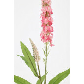 Set 24 flori artificiale verzi roz 12x5x76 cm