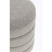 Set 2 tabureti textil gri Katerina 33.5x38.5 cm, 40x44.5 cm