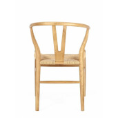 Scaun lemn natur Artas 49x42x78 cm