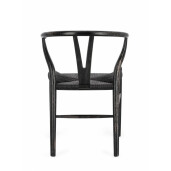 Set 2 scaune negru Artemia 50x49.5x77 cm