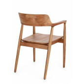 Set 2 scaune lemn maro Suzy 59x58x79.5 cm