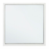 Oglinda perete lemn alb Tiziano 52x5x52 cm