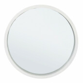 Oglinda perete lemn alb Tiziano 52 cm