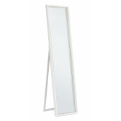 Oglinda podea lemn alb Tiziano 40x6.5x170 cm