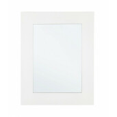 Oglinda perete lemn alb Tiziano 72x3x92 cm