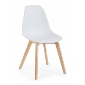Set 4 scaune albe System 51.5x46.5x86 cm