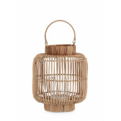 Felinar rattan maro Kadim 27x30 cm