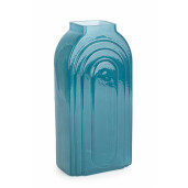 Vaza flori sticla albastra Frey 13x9.5x26.5 cm