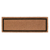 Covoras intrare casa natur negru 25x75x1.5 cm