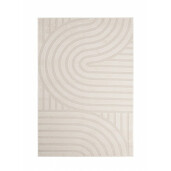 Covor textil crem Zina 160x230x0.9 cm
