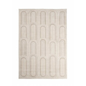 Covor textil crem gri Zina 160x230x0.9 cm
