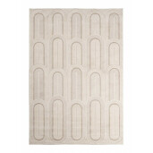 Covor textil crem gri Zina 200x290x0.9 cm