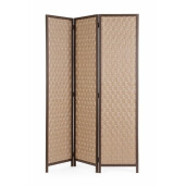 Paravan decorativ bambus hartie Jorah 135x6x180 cm
