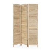 Paravan decorativ lemn natur Zafira 120x6x170 cm