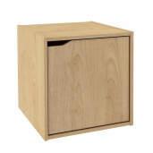 Raft pardoseala cu usa mdf natur 35x35x35 cm