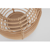 Felinar ratan sintetic natur Yulian 20x30 cm