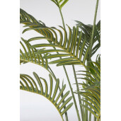 Planta artificiala verde in ghiveci 14 frunze 90x120 cm