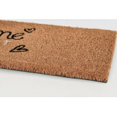 Covoras intrare casa natur negru alb Home 25x75x1.5 cm