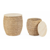 Set 2 cosuri depozitare natur Shakir 30x32 cm, 42x41 cm