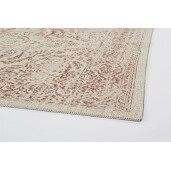 Covor textil bej rosu Nora 160x230x0.3 cm
