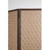Paravan decorativ bambus hartie Jorah 135x6x180 cm