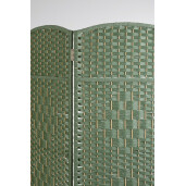 Paravan bambus hartie verde Shana 150x6x180 cm