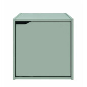 Raft pardoseala cu usa mdf verde 35x35x35 cm